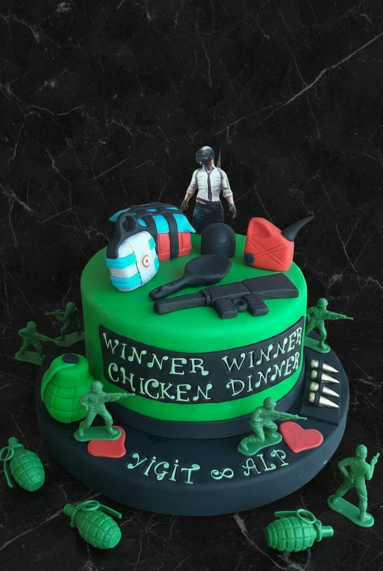 Asker Temalı RR009 Çocuk Doğum Günü Pastası – Royal Pastanesi Bodrum